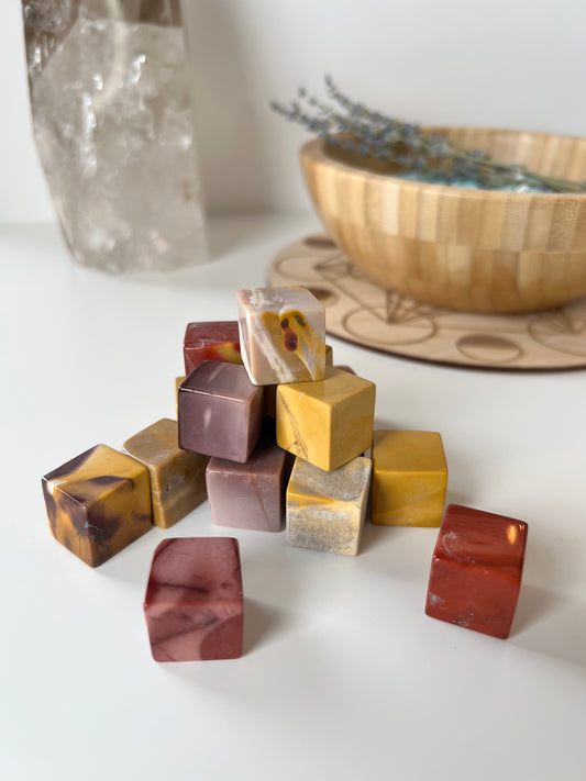 Mookaite Cube