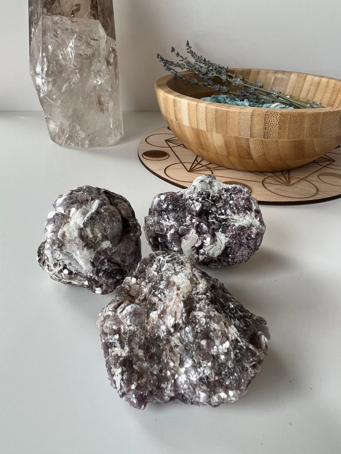 Lepidolite Raw