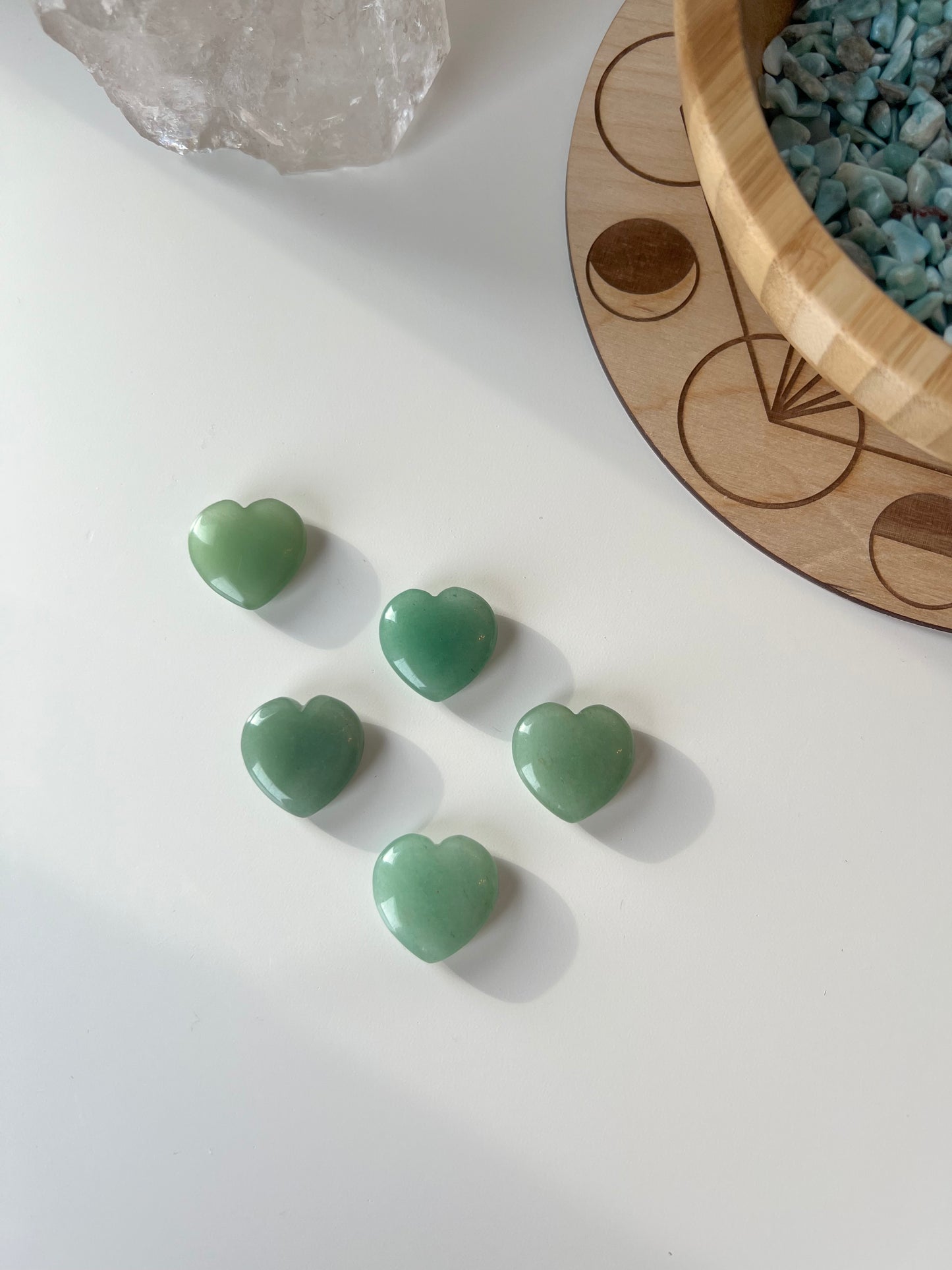 Green Aventurine Heart