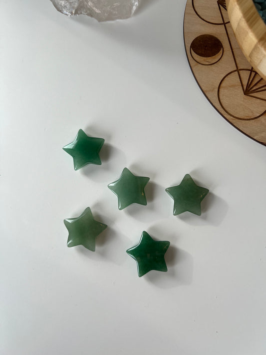 Green Aventurine Star