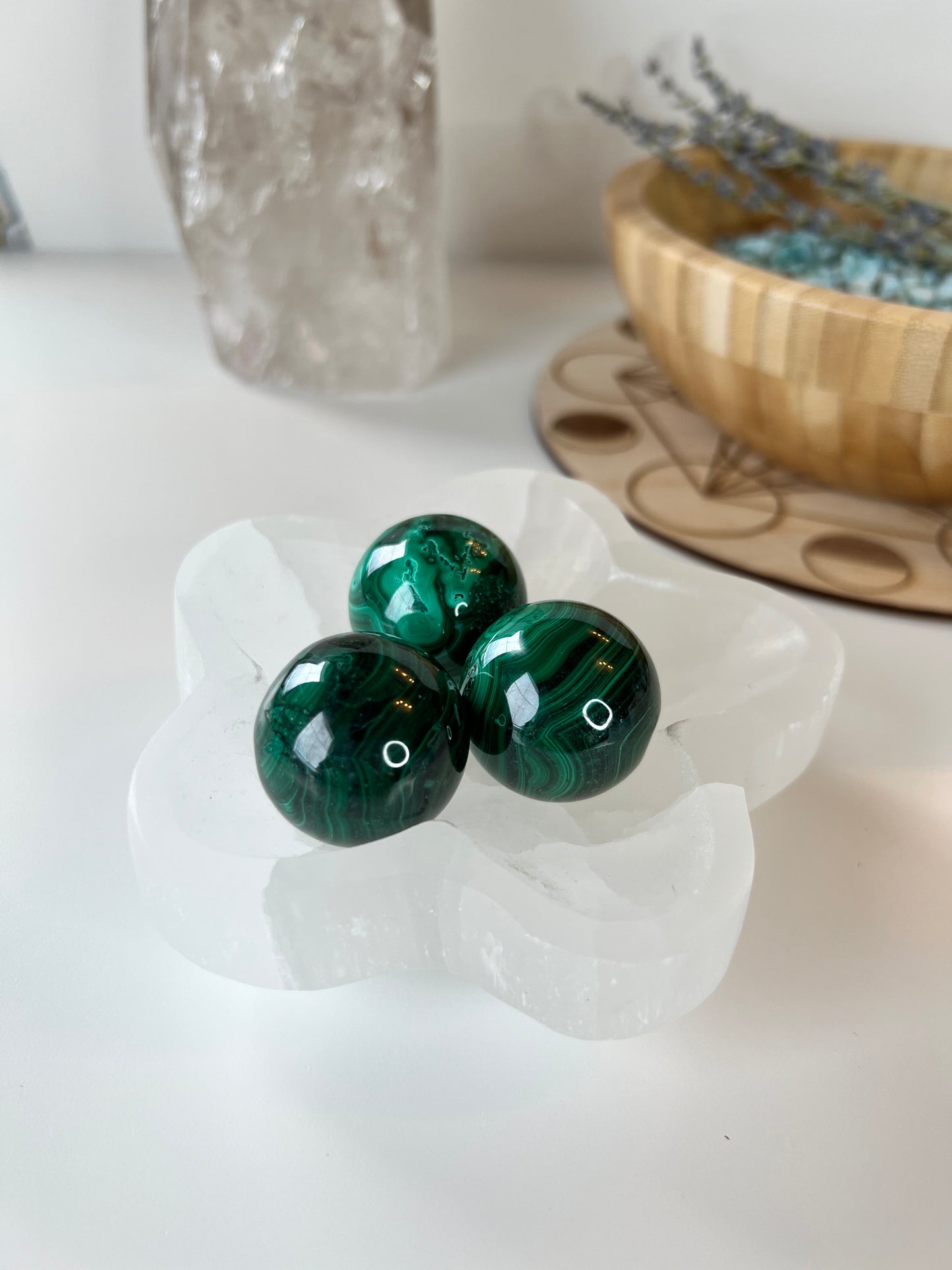 Malachite Sphere 1