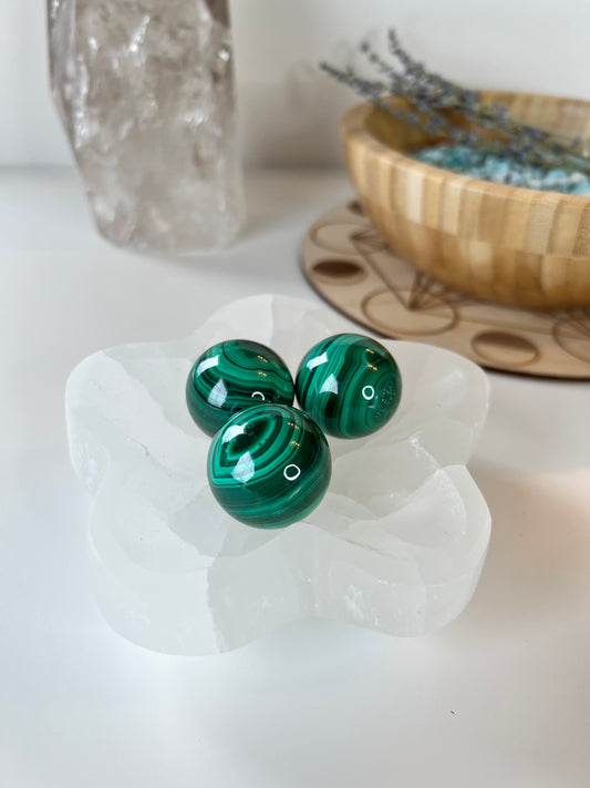 Malachite Sphere 2