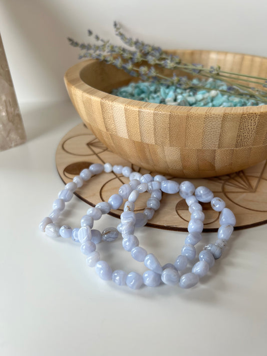 Blue Lace Agate Bracelet