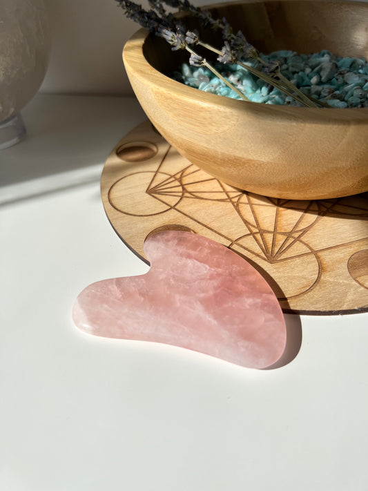 Rose Quartz Gua Sha