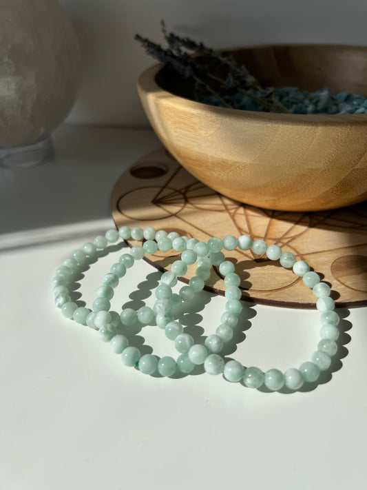 Green Moonstone Bracelet