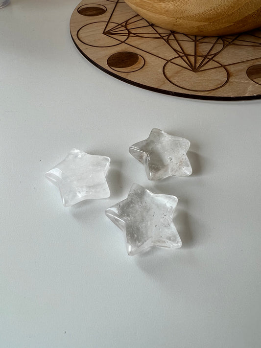 Clear Quartz Star