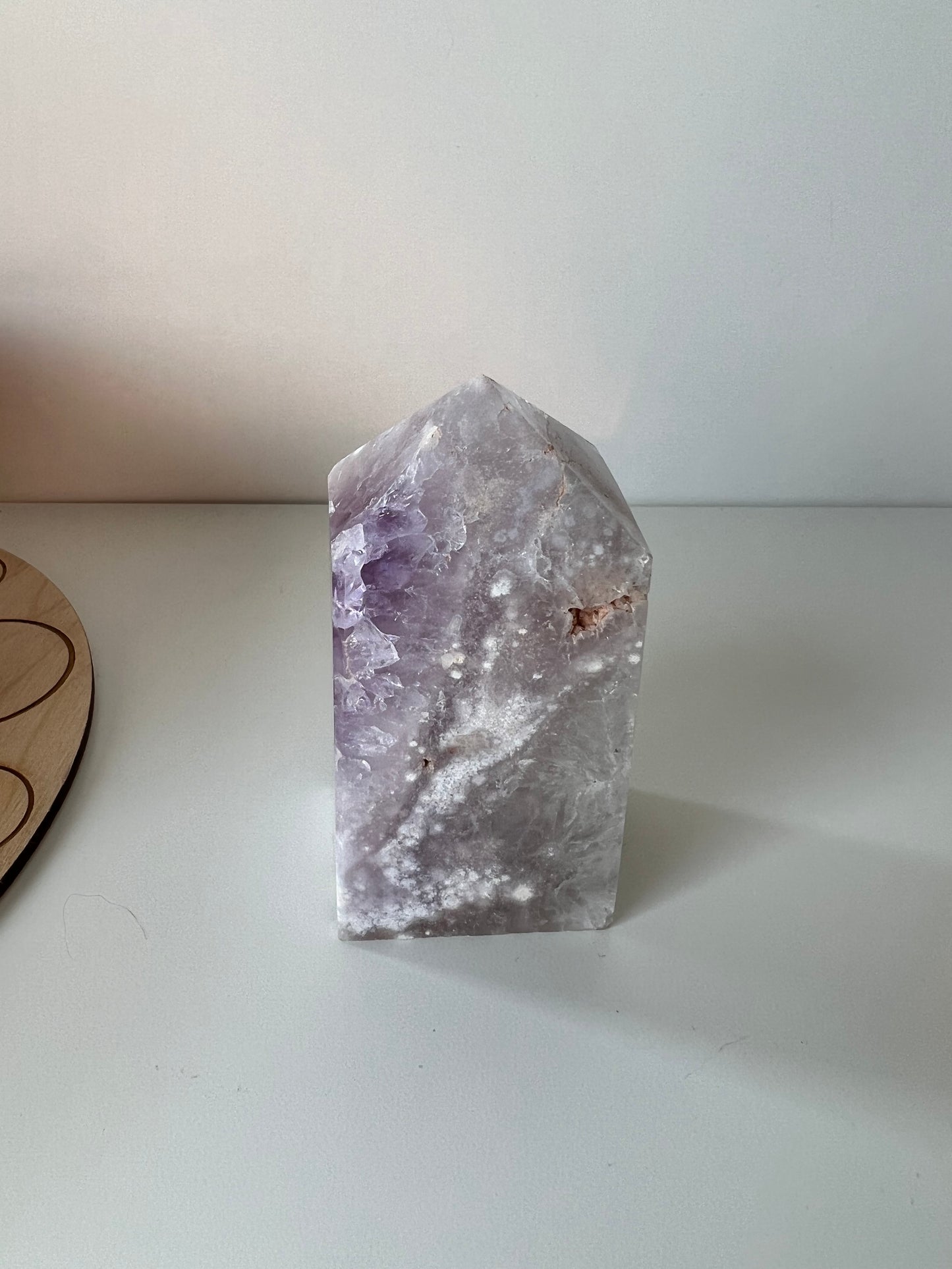 Purple Flower Agate Tower 2