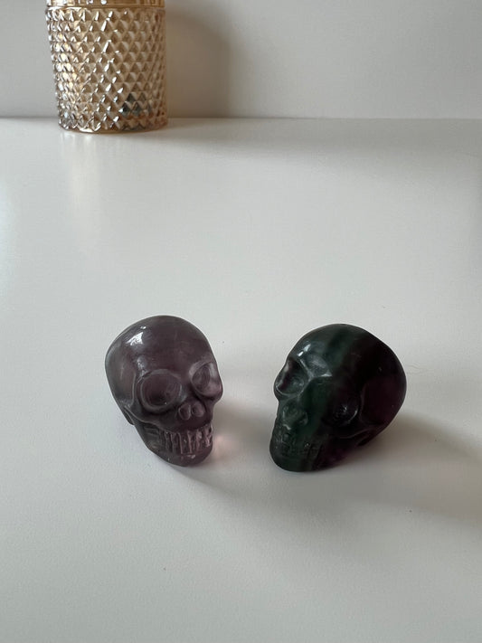 Fluorite Skull