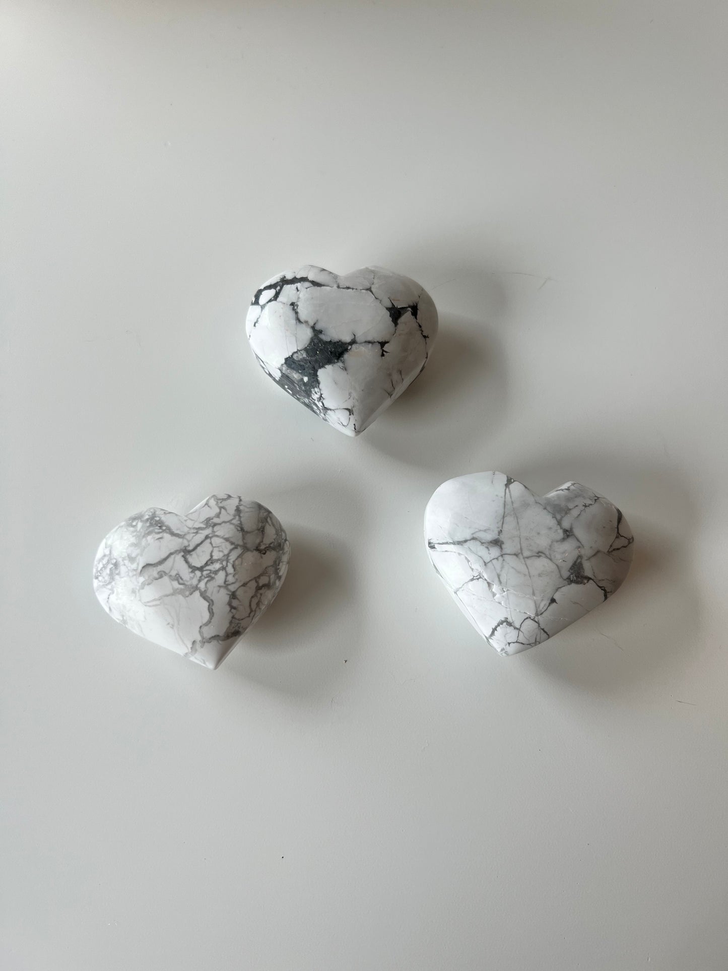 Howlite Heart