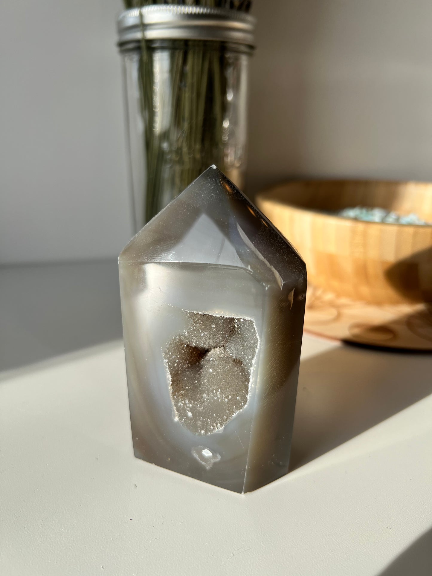 Agate Druzy Tower 4