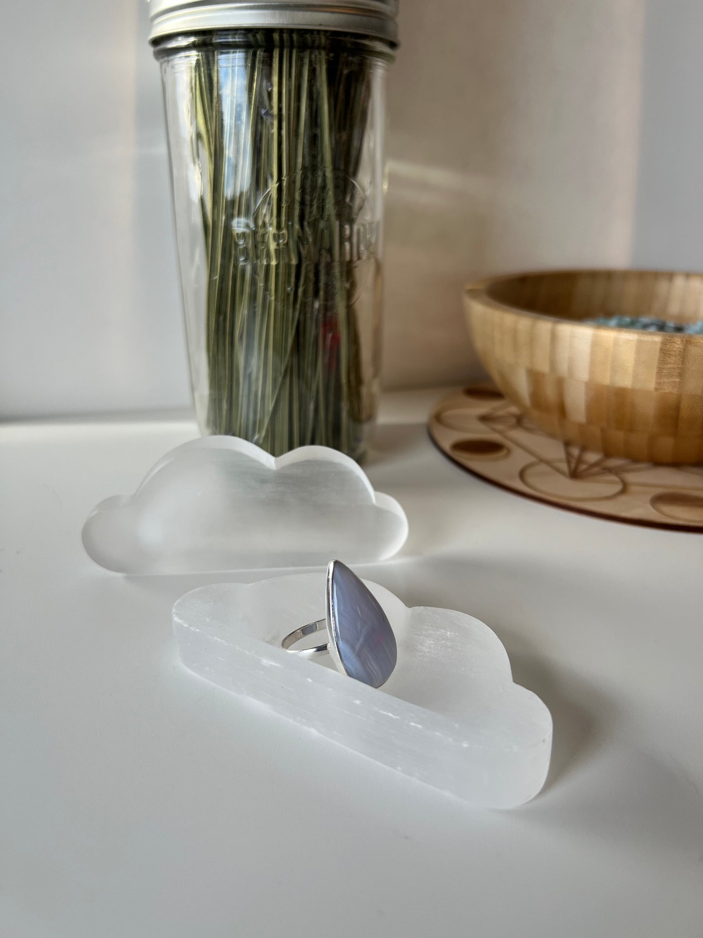 Satin Spar/Selenite Cloud Bowl