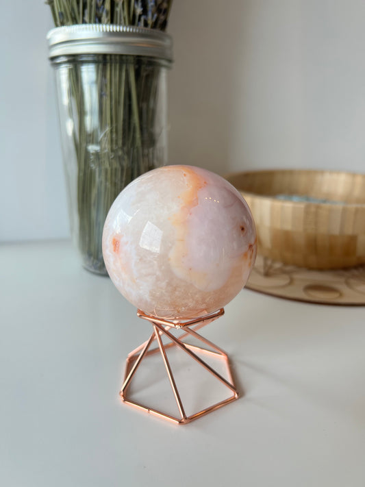 Flower Agate Sphere 5